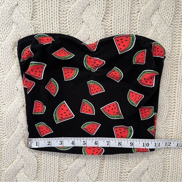 Garage Watermelon Pattern Bandeau Top - Picture 2 of 7